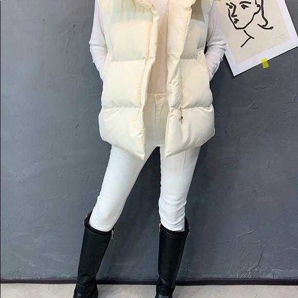 Boy friend fit vest fuffy best big size unisex - Picture 7 of 7